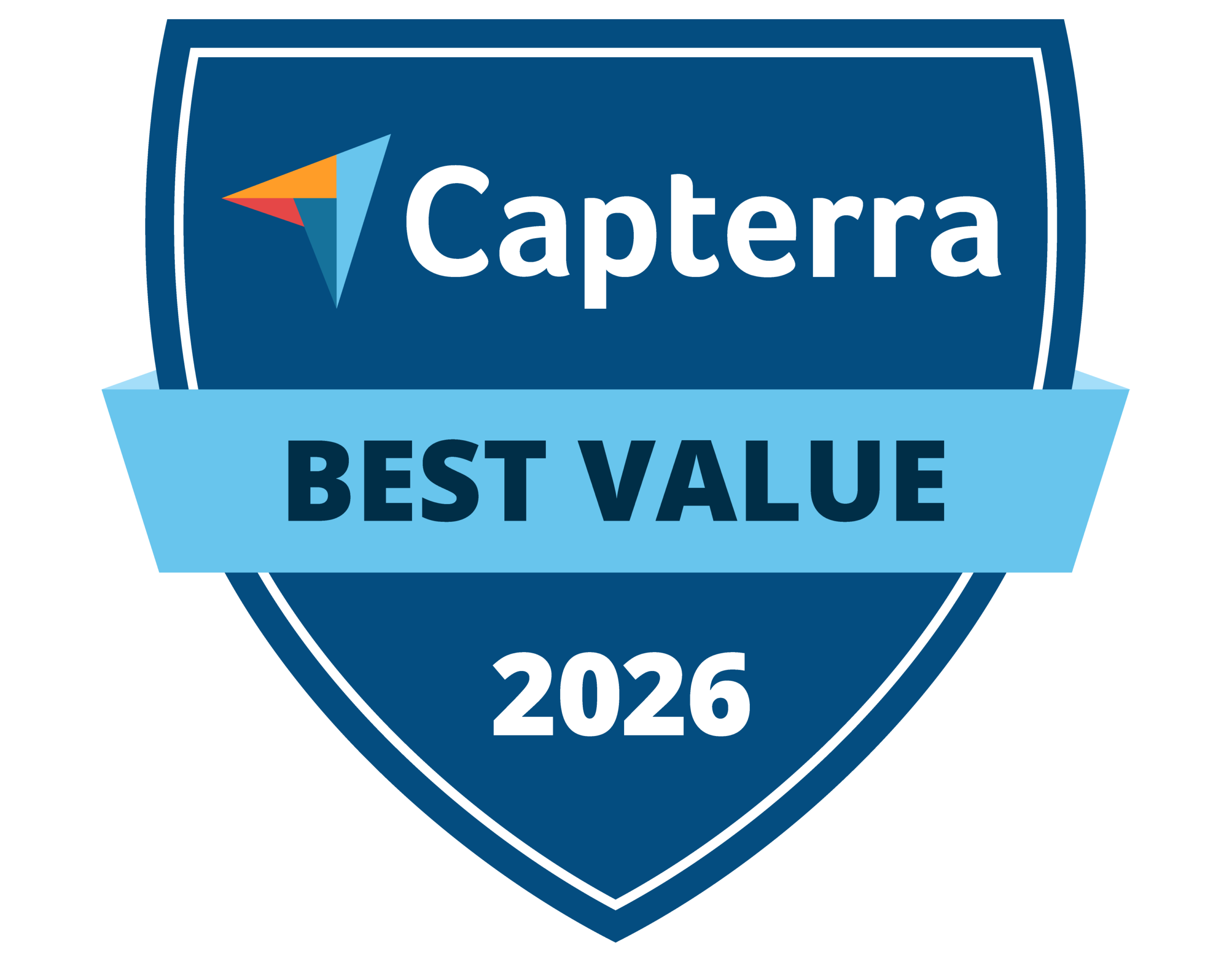 Capterra Best Value Badge 2026