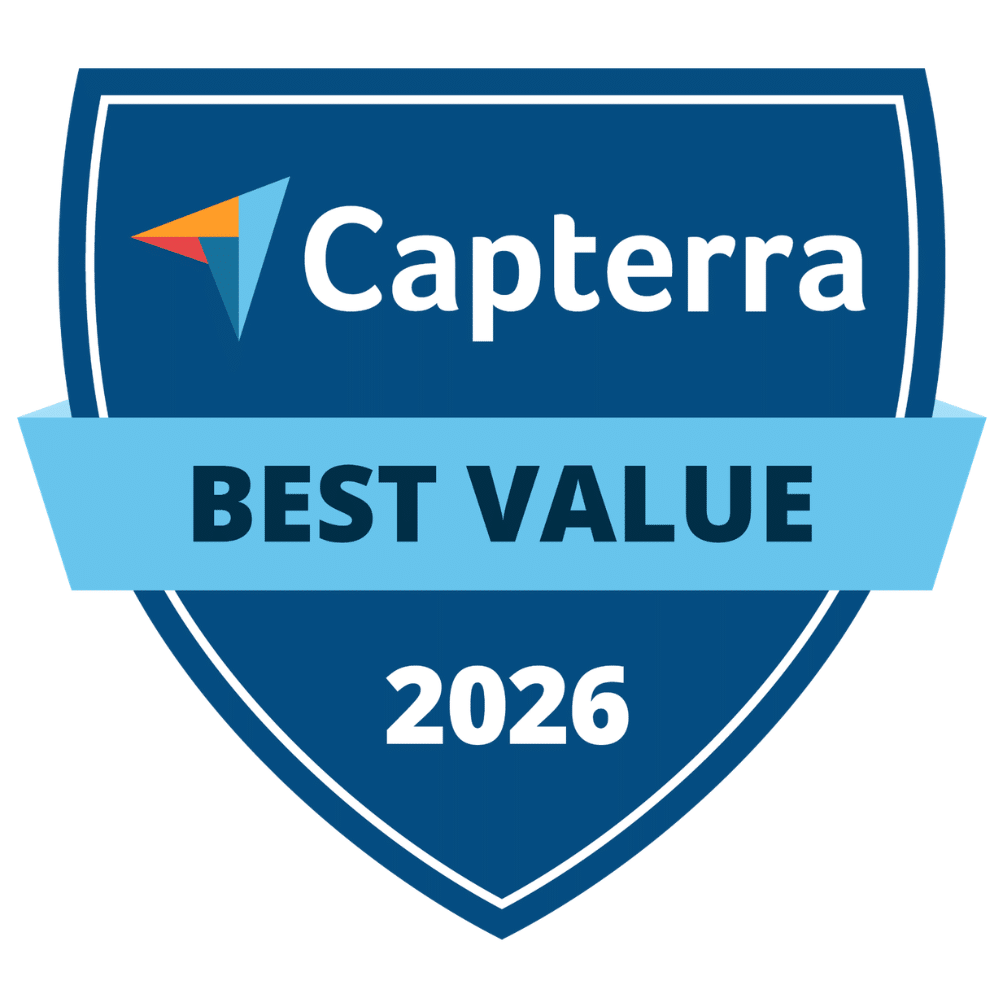 Capterra Best Value Badge for TicketLeap 2026